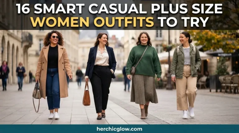 16 Smart Casual Plus Size Women’s Outfits to Try